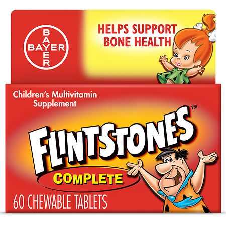 Flintstones
Children's Complete Chewable Multivitamin Fruit Flavors