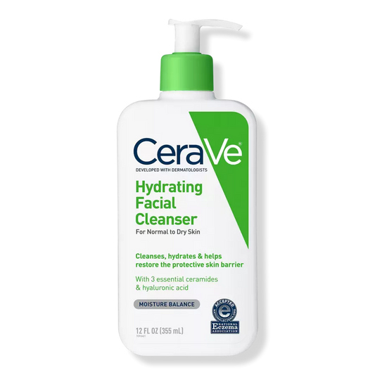 Cerave Hydrating Facial Cleanser with Ceramides and Hyaluronic Acid