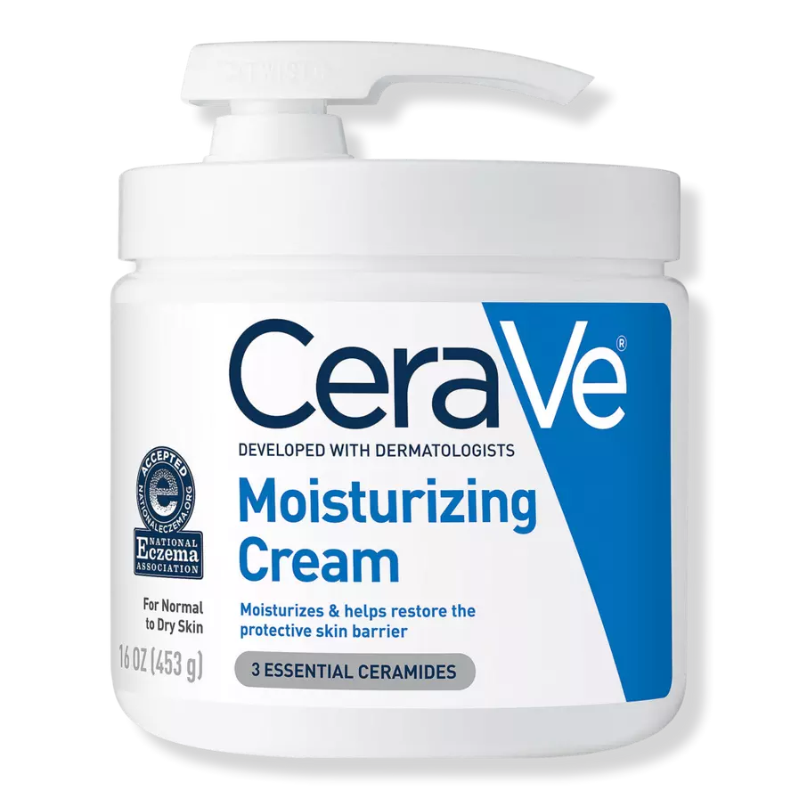 Cerave Moisturizing Cream With Pump for Normal to Dry Skin with Ceramides