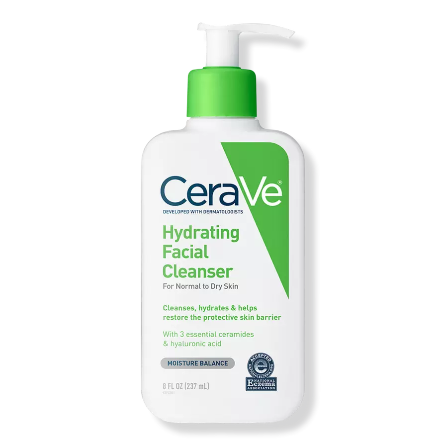 Cerave Hydrating Facial Cleanser with Ceramides and Hyaluronic Acid